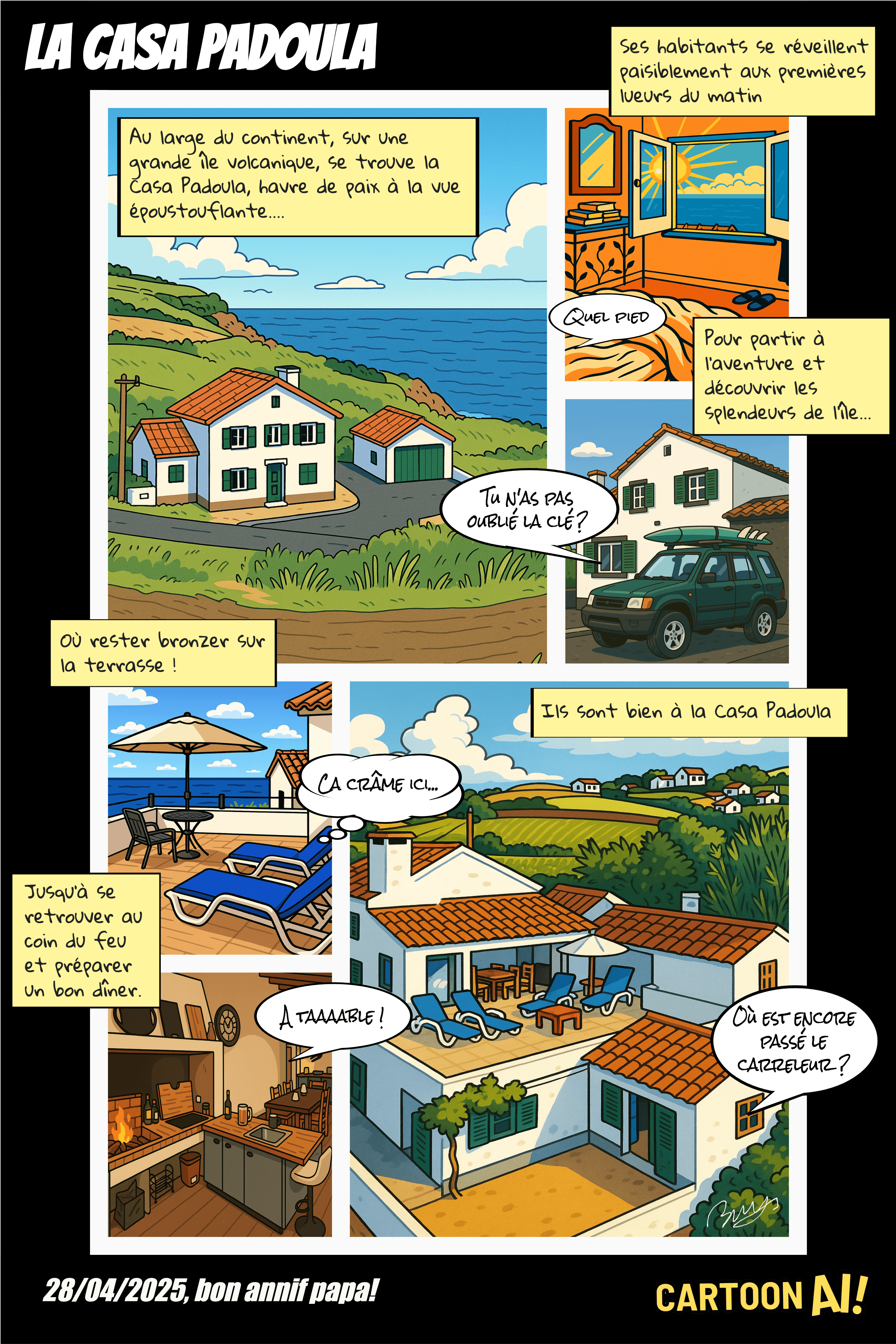 Beautiful AI-generated cartoon art examples for home decoration and interior design